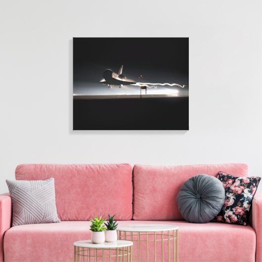 Atlantis Farewell Landing Canvas Print Leinwanddruck (Insitu (Wohnzimmer))