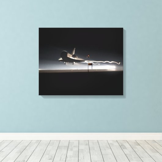 Atlantis Farewell Landing Canvas Print Leinwanddruck (Insitu (Holzboden))