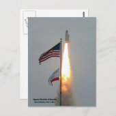 Atlantis Final Liftoff 8. Juli 2011 Postkarte (Vorne/Hinten)