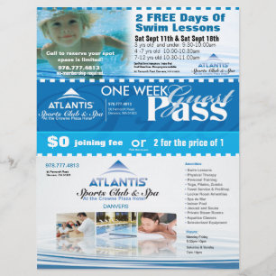 Atlantis-Gutscheine Flyer