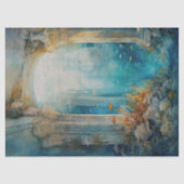 Atlantis im Meer Seidenpapier (Vorderseite)