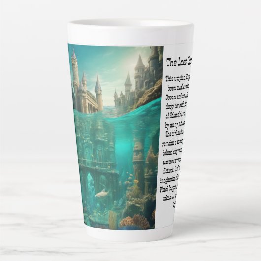 Atlantis Latte Tasse (Vorderseite)