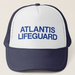 ATLANTIS LIFEGUARD lustiger Slogan LKW-Hut Truckerkappe
