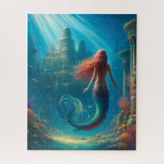 Atlantis & Mermaid Puzzle (Vertikal)