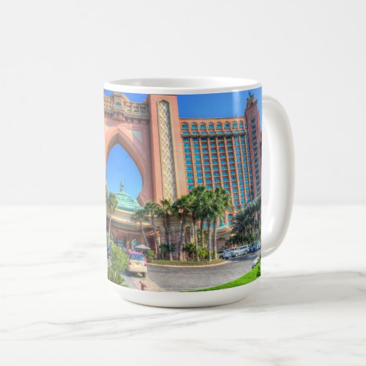 Atlantis-Palmen-Hotel Dubai Kaffeetasse (VorderseiteRechts)