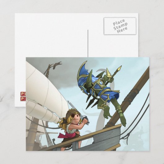 Atlantis Postcard Postkarte (Vorne/Hinten)