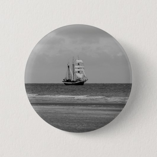 Atlantis Segelschiff Button (Vorderseite)