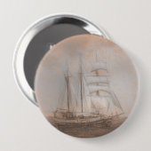 Atlantis Segelschiff da Vinci Button (Vorne & Hinten)