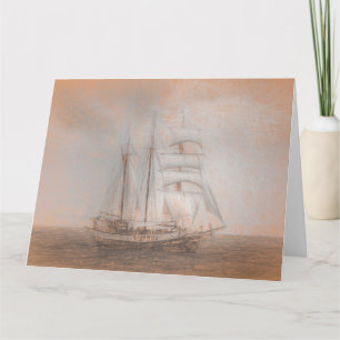 Atlantis Segelschiff da Vinci Karte