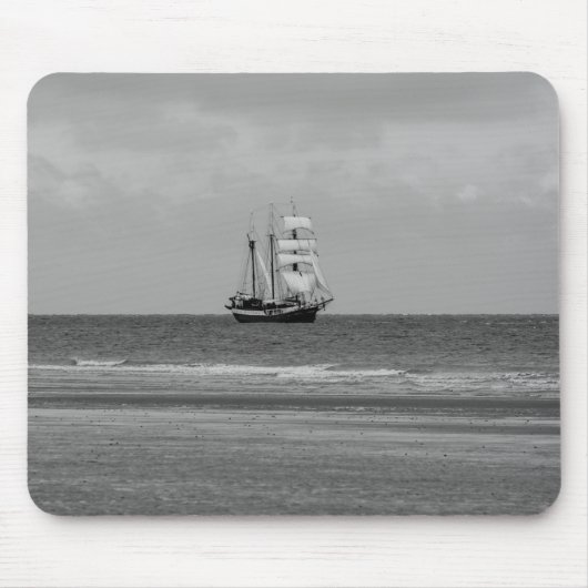 Atlantis Segelschiff Mousepad (Vorne)