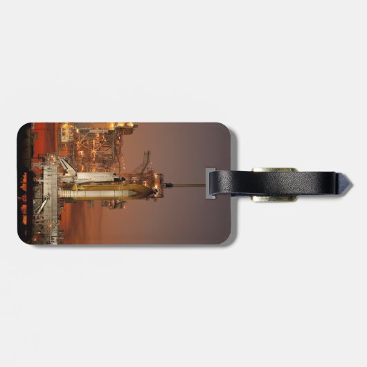 Atlantis Space Shuttle-Start der NASA Gepäckanhänger (Rückseite horizontal)