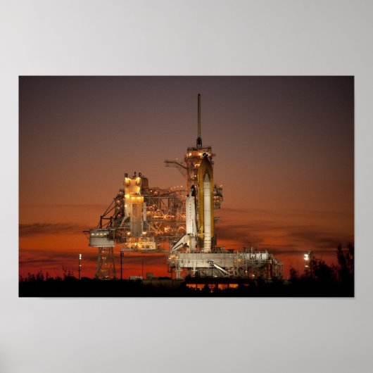 Atlantis Space Shuttle-Start der NASA Poster (Vorne)