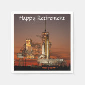 Atlantis Space Shuttle-Start der NASA Serviette (Vorderseite)