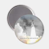 Atlantis Space Shuttle STS-135 Letzter Flug Magnet (Vorderseite/Rückseite)