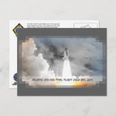 Atlantis Space Shuttle STS-135 Letzter Flug Postkarte (Vorne/Hinten)
