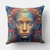 Atlantis Throw Fantasy Pillow Kissen (Rückseite)