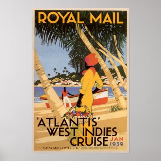 Atlantis West Indies Cruise Poster (Vorne)