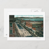 Atlantische Flotte der US-Marine in Harbor Postkarte (Vorne/Hinten)