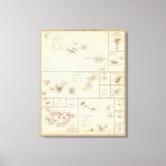 Atlantische Inseln Leinwanddruck (Vorderseite)