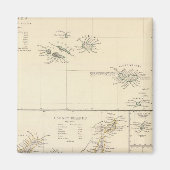 Atlantische Inseln Magnet (Vorne)