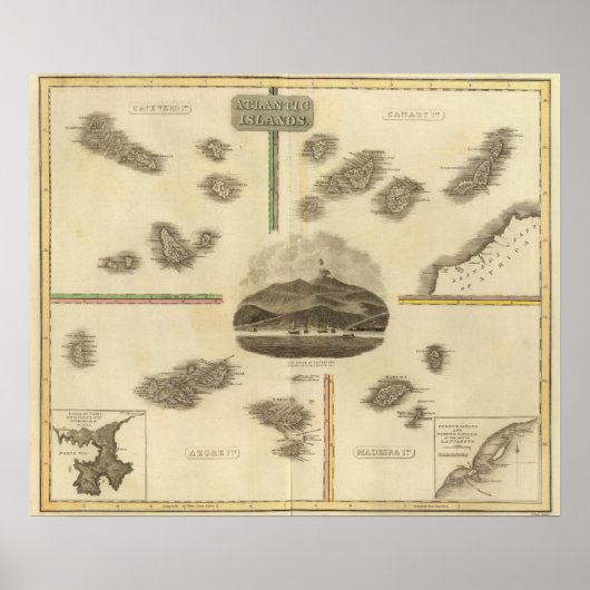 Atlantische Inseln Poster (Vorne)