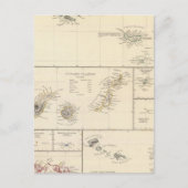Atlantische Inseln Postkarte (Vorderseite)