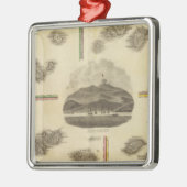 Atlantische Inseln Silbernes Ornament (Links)