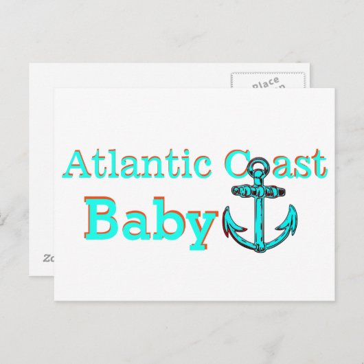 Atlantische Küste Nova Scotia PEI NFLD Kap Breton Postkarte (Vorne/Hinten)