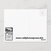 Atlantische Küstenlinie - Eisenbahn 1934 Postkarte (Rückseite)