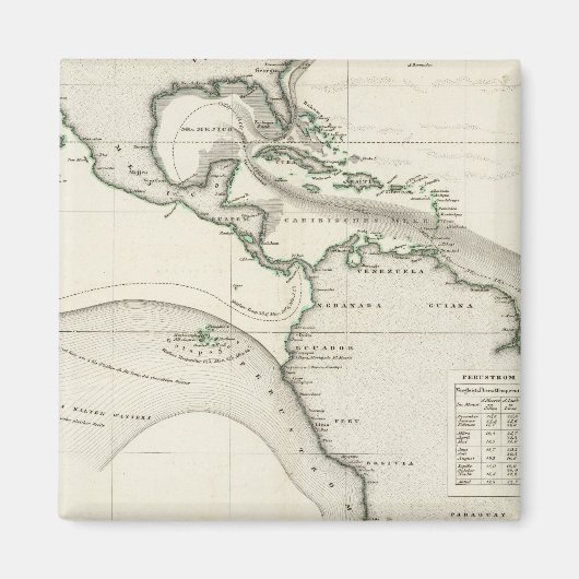 Atlantische Ozeandrohung Magnet (Vorne)