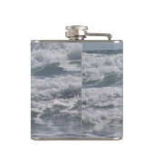 Atlantische Ozeanflasche Flachmann (Rückseite)