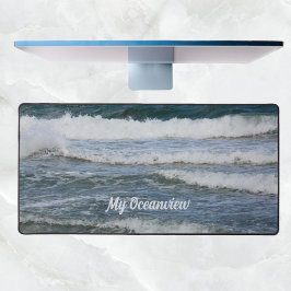 Atlantische Ozeanwellen Fotografisch Schreibtischunterlage