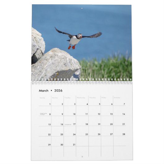 Atlantische Peitsche 2026 Kalender (Mär 2026)