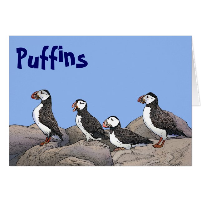 Atlantische Puffen (Vorderseite (Horizontal))