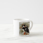 Atlantische Puffen auf der Insel Machias Siegel Espressotasse (Vorderseite Rechts)