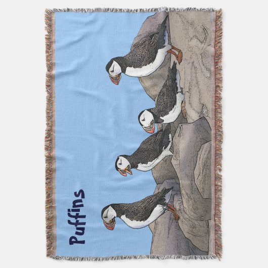 Atlantische Puffen Decke (Vorderseite Vertikal)