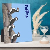 Atlantische Puffen Fotoplatte (Seite)