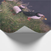 Atlantische Puffen Geschenkpapier (Ecke)
