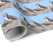 Atlantische Puffen Geschenkpapier (Rolleneckpunkt)