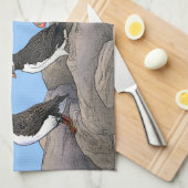 Atlantische Puffen Küchentuch (Viertel Falte)