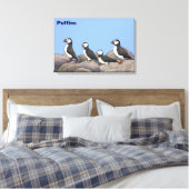 Atlantische Puffen Leinwanddruck (Insitu (Schlafzimmer))