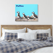 Atlantische Puffen Leinwanddruck (Insitu (Schlafzimmer))