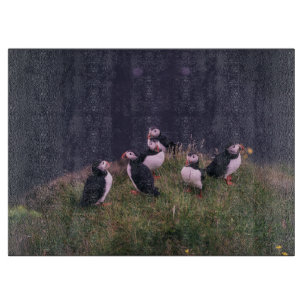 Atlantische Puffen Schneidebrett