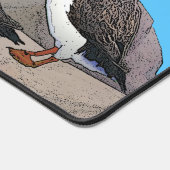 Atlantische Puffen Schreibtischunterlage (Ecke)