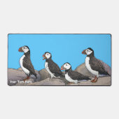 Atlantische Puffen Schreibtischunterlage (Vorderseite)