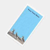 Atlantische Puffen Serviette (Ecke)