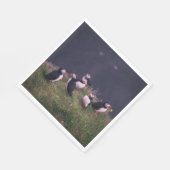 Atlantische Puffen Serviette (Ecke)