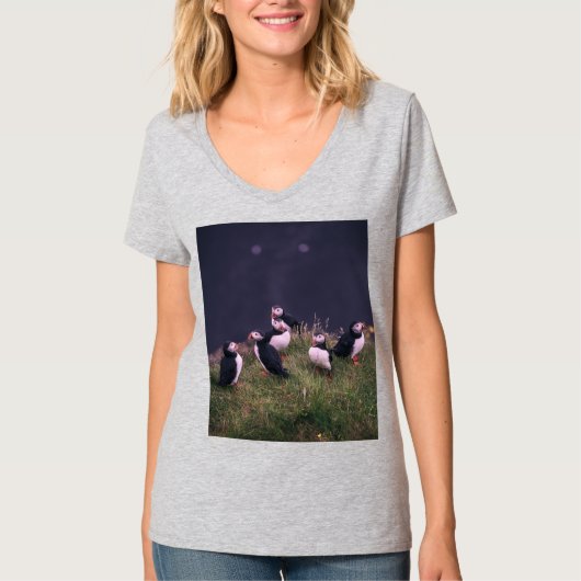 Atlantische Puffen T-Shirt (Vorderseite)