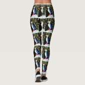 atlantische Puffins stehend Leggings (Rückseite)