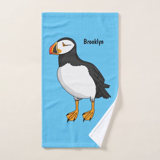 Atlantische Puffsillustrierung Badhandtuch Set (Handtuch)
